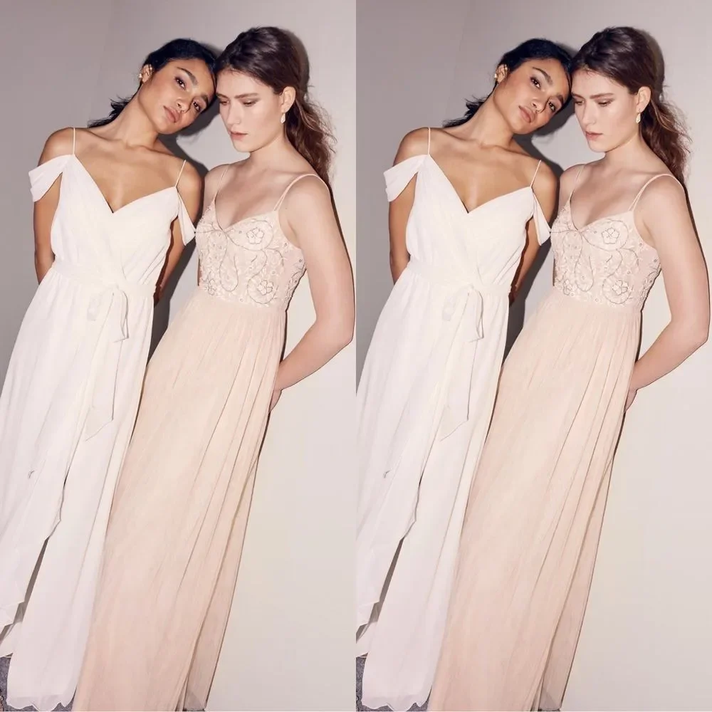 Anthropologie x BHLDN Elowen Dress Oyster - Picture 4 of 5